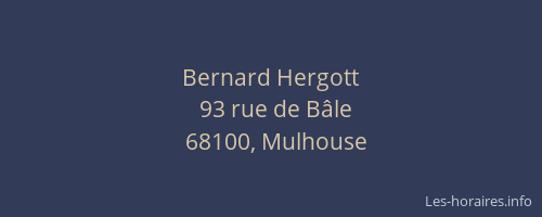 Bernard Hergott
