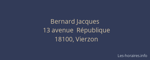 Bernard Jacques