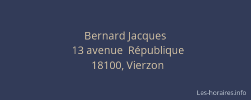 Bernard Jacques