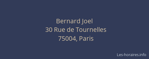 Bernard Joel