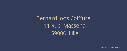 Bernard Joos Coiffure