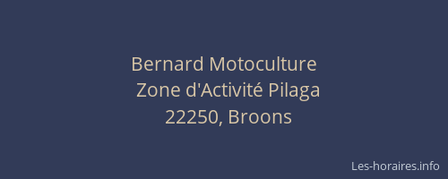 Bernard Motoculture