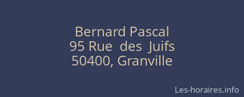 Bernard Pascal