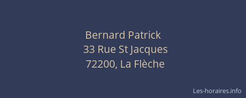 Bernard Patrick
