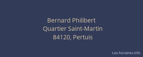 Bernard Philibert