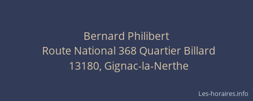 Bernard Philibert