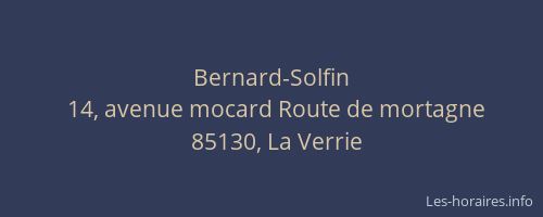 Bernard-Solfin