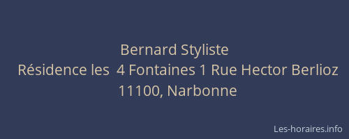 Bernard Styliste