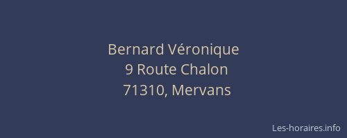 Bernard V&eacute;ronique