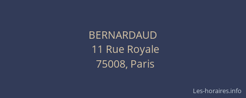 BERNARDAUD