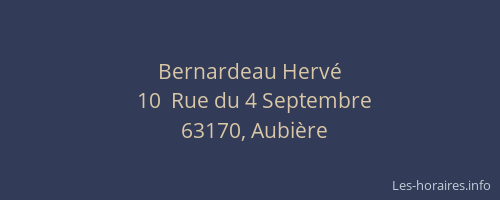 Bernardeau Hervé