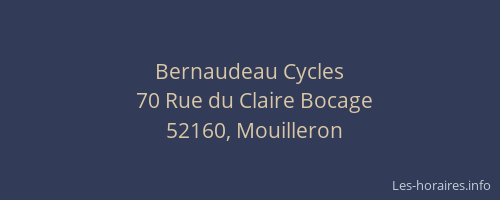 Bernaudeau Cycles