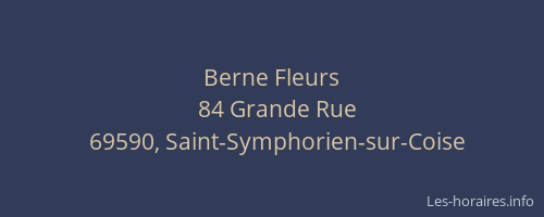 Berne Fleurs