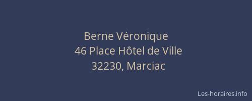 Berne V&eacute;ronique