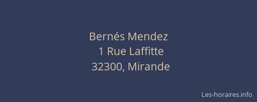 Bernés Mendez
