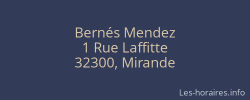 Bernés Mendez