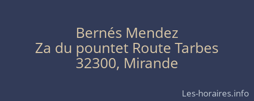 Bernés Mendez