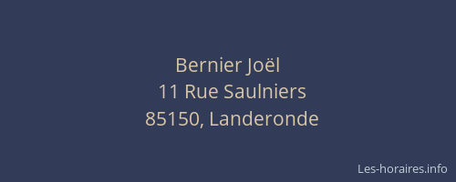 Bernier Joël