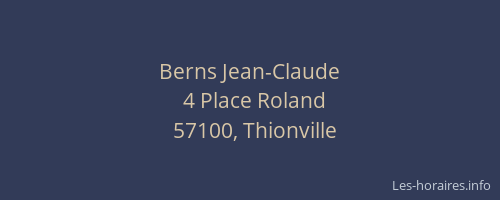 Berns Jean-Claude