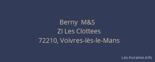 Berny  M&S