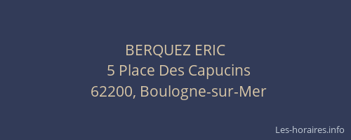 BERQUEZ ERIC