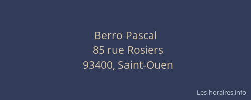 Berro Pascal