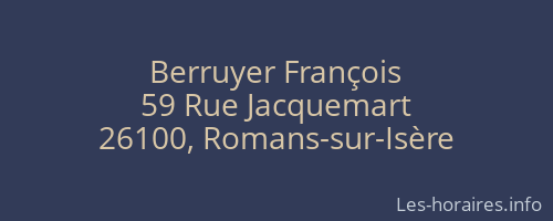 Berruyer François
