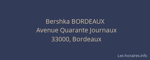 Bershka BORDEAUX