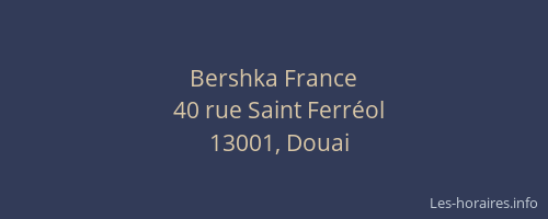 Bershka France