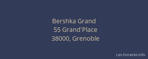 Bershka Grand