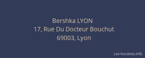 Bershka LYON