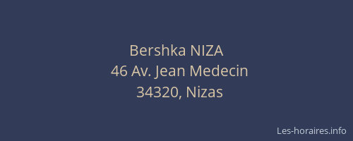 Bershka NIZA