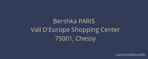 Bershka PARIS