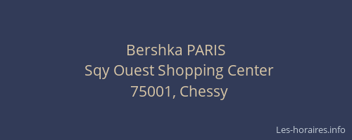 Bershka PARIS