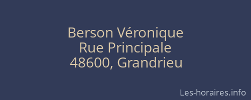 Berson Véronique