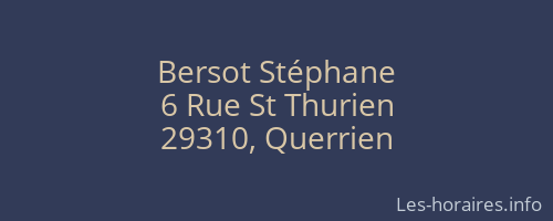Bersot Stéphane