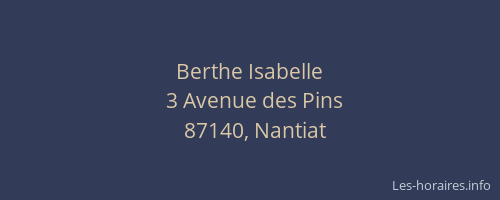 Berthe Isabelle
