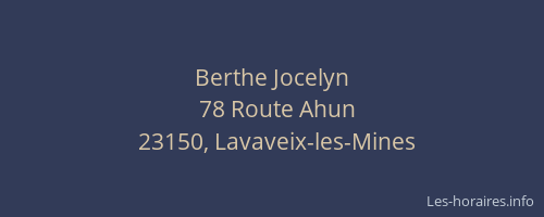 Berthe Jocelyn