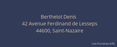 Berthelot Denis