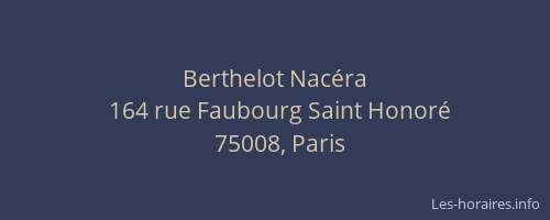 Berthelot Nacéra