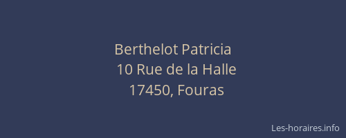 Berthelot Patricia