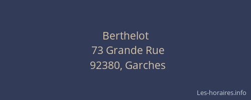 Berthelot