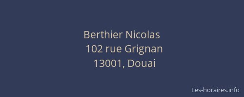 Berthier Nicolas