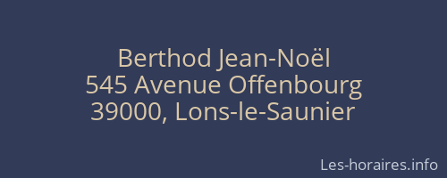Berthod Jean-Noël