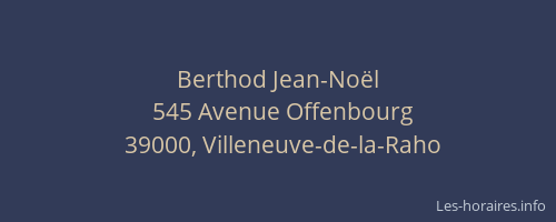 Berthod Jean-Noël