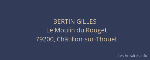 BERTIN GILLES