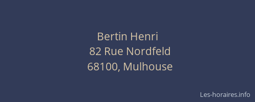 Bertin Henri