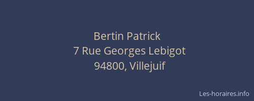 Bertin Patrick