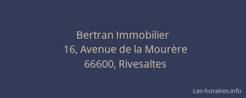 Bertran Immobilier