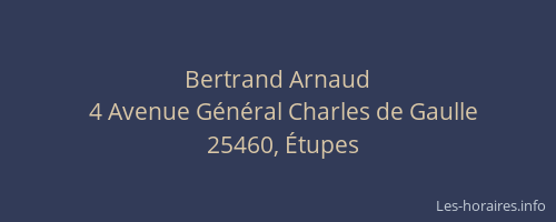 Bertrand Arnaud